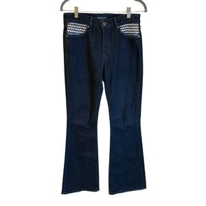 Levi’s Made & Crafted Stems Flare Jeans Size 28 With Pocket Embroidery